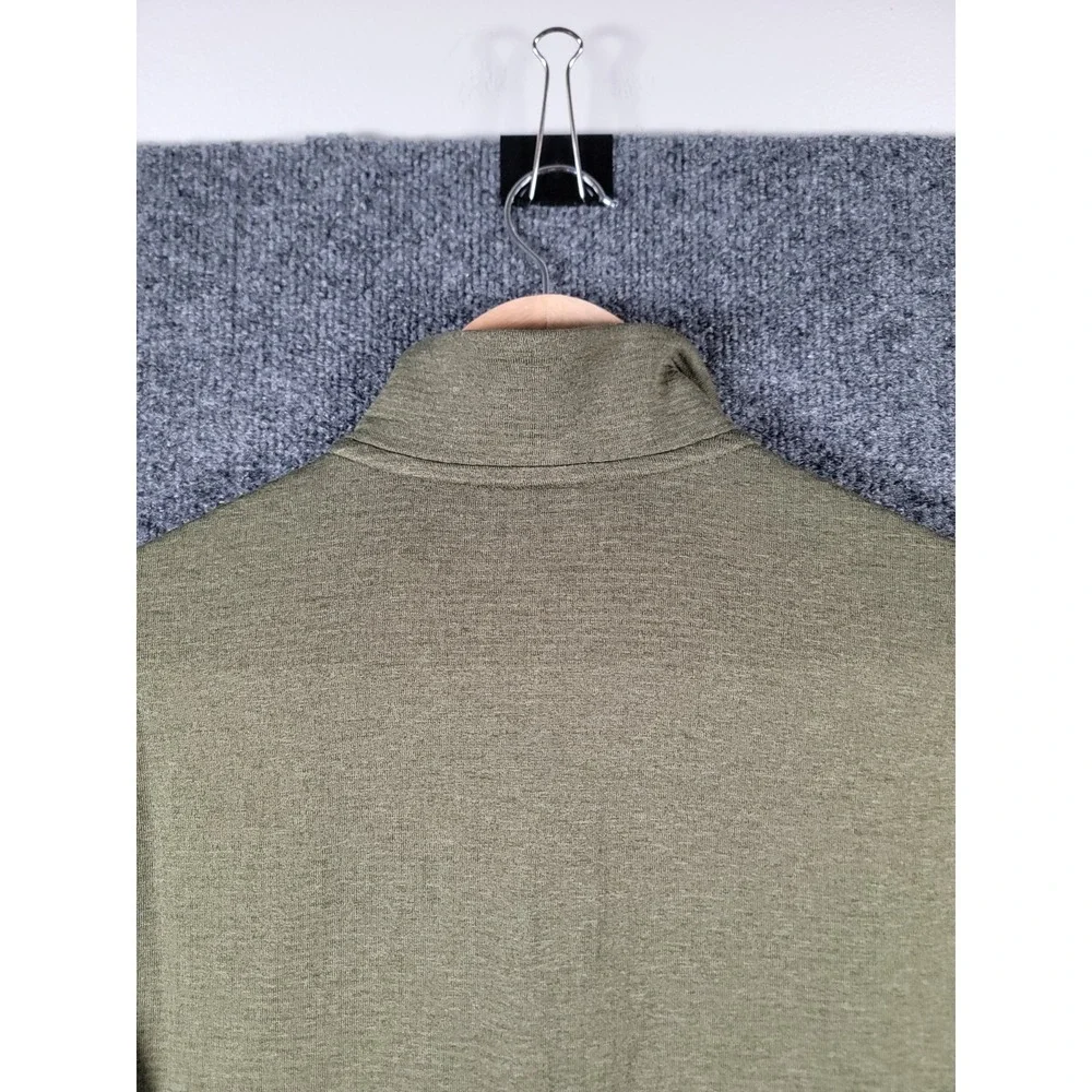 REI Co-op Swiftland Pullover Sweater Medium Polartec 1/4 Zip Grid Fleece Mock